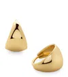 Monica Vinader Gold Vermeil Tapered Huggie Earrings In Gold