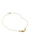 Monica Vinader Gold Vermeil Wave Necklace In Gold