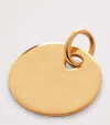 Monica Vinader Gold Vermeil Ziggy Round Pendant In Gold