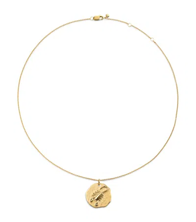 Monica Vinader Gold Vermeil Zodiac Scorpio Necklace