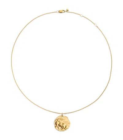 Monica Vinader Gold Vermeil Zodiac Taurus Necklace