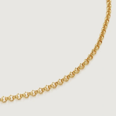 Monica Vinader Gold Vintage Choker Necklace 38-43cm/15-17'