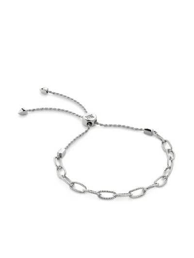 Monica Vinader Gp Chain-link Bracelet In Silver