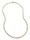 Monica Vinader Gp Paperclip Chain-link Necklace In Gold