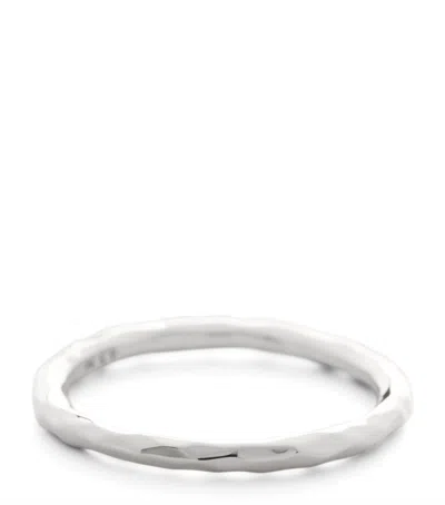 Monica Vinader Hammered Sterling Silver Siren Ring