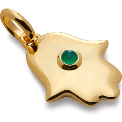 Monica Vinader Hamsa Pendant In Multi