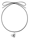 Monica Vinader Heart-pendant Necklace In Silver