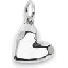 Monica Vinader Womens Gp Heart Sterling-silver Pendant Charm In Metallic