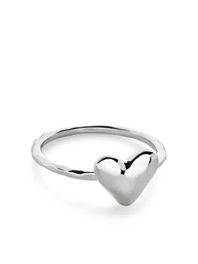 MONICA VINADER HEART STACKING RING