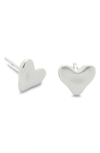 Monica Vinader Heart Stud Earrings