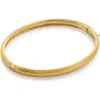 Monica Vinader Heirloom Bangle Bracelet In Yellow Gold