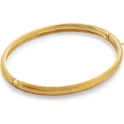 Monica Vinader Heirloom Bangle Bracelet In Yellow Gold