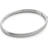 Monica Vinader Sterling Silver Heirloom Bangle In Sterling Silver