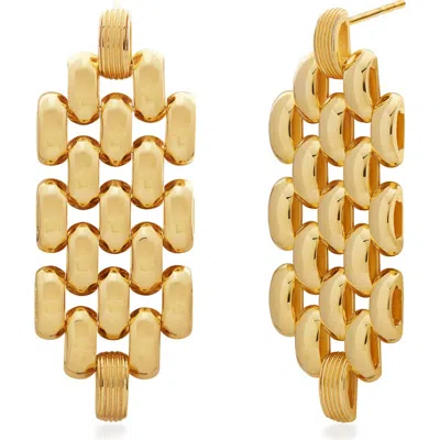Monica Vinader Heirloom Chain Cocktail Drop Earrings