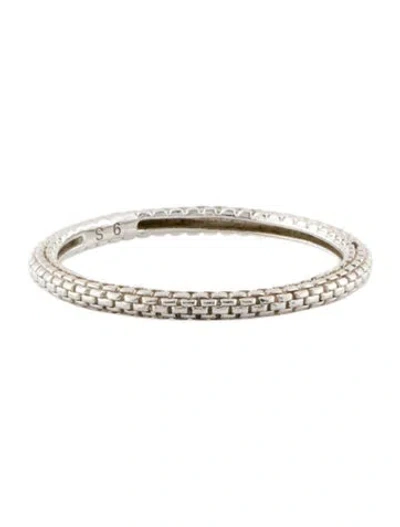 Pre-owned Monica Vinader Heirloom Stacking Ring In Multi