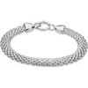 Monica Vinader Heirloom Woven Wide Chain Bracelet In Metallic