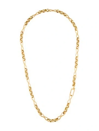 Pre-owned Monica Vinader Heritage Link Chain Necklace, 20" In Multi