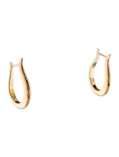 Pre-owned Monica Vinader Hoop Earrings In Multi
