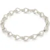 Monica Vinader Infinity Chain Bracelet In Silver
