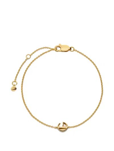 Monica Vinader Initial G Bracelet In Gold