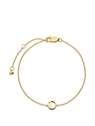 Monica Vinader Initial O Chain Bracelet In Gold