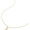 Monica Vinader Initial Pendant Necklace
