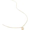 Monica Vinader Womens Gold D Letter-charm 18ct Yellow Gold-plated Vermeil Recycled Sterling-silver P