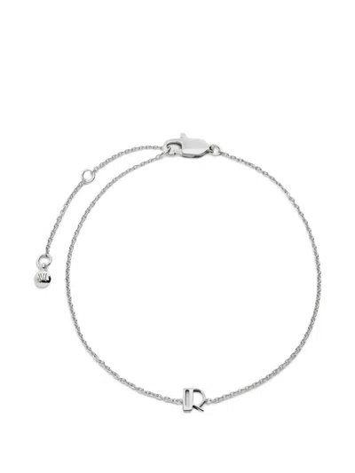 Monica Vinader Initial R Chain Bracelet In Metallic