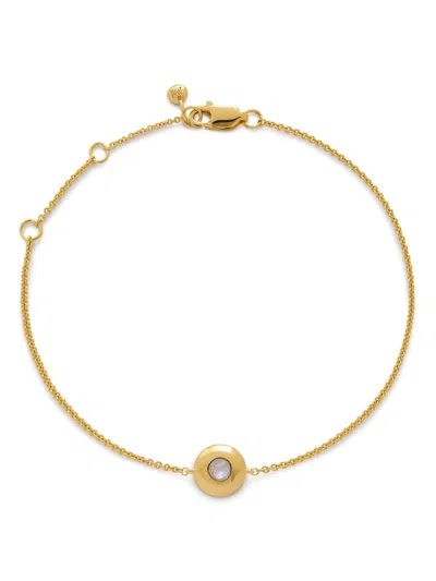 Monica Vinader June Birthstone Bracelet In 金色