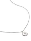 Monica Vinader June Birthstone Necklace In 银色