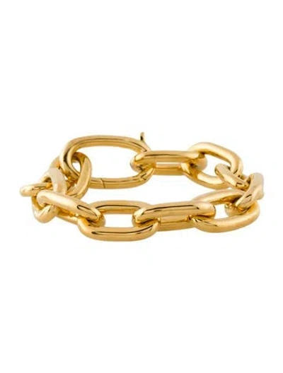 Pre-owned Monica Vinader Kate Young Bold Link Bracelet, 5.75" In Multi