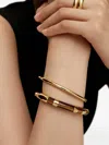 Monica Vinader Kate Young Gold-vermeil Bracelet In Gold