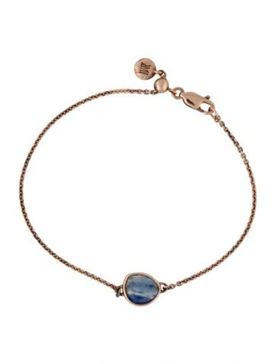 Pre-owned Monica Vinader Kyanite Station Bracelet, 7" In Multi