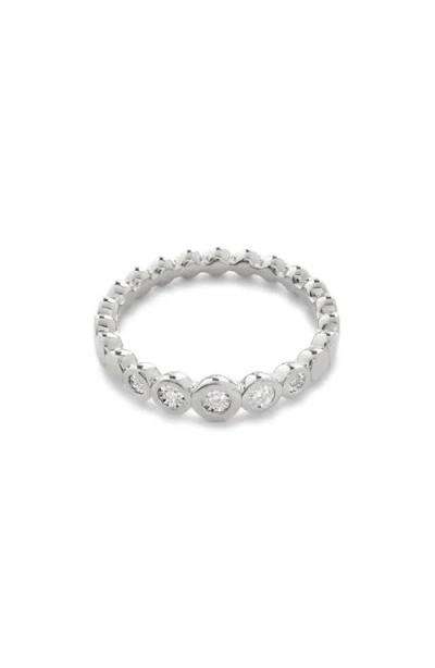 MONICA VINADER MONICA VINADER LAB CREATED DIAMOND HALF ETERNITY RING