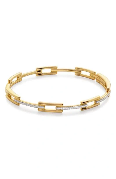 MONICA VINADER MONICA VINADER LAB CREATED DIAMOND SIGNATURE BANGLE