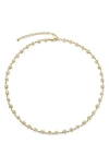 Monica Vinader Womens Bezel 18ct Yellow Gold Vermeil And 0.5ct Lab-grown Diamond Cluster Necklac In Gold