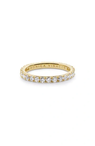 Monica Vinader Lab Grown Diamond Eternity Ring In Gold