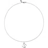 Monica Vinader Lab Grown Diamond Initial Pendant In Pink