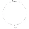 Monica Vinader Lab Grown Diamond Initial Pendant In Red