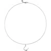 Monica Vinader Lab Grown Diamond Initial Pendant In Red