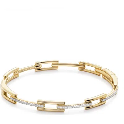 MONICA VINADER MONICA VINADER LAB GROWN DIAMOND SIGNATURE LINK BANGLE
