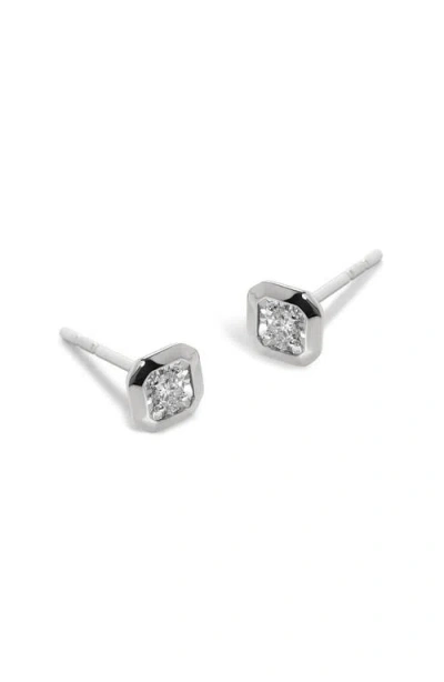 MONICA VINADER MONICA VINADER LAB GROWN DIAMOND STUD EARRINGS