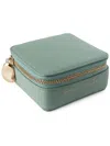Monica Vinader Leather Jewellery Box In Green
