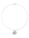 Monica Vinader Womens Leo Zodiac Sterling-silver Pendant Necklac In Silver