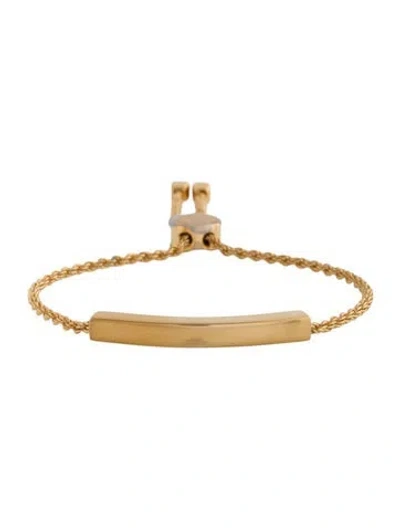 Pre-owned Monica Vinader Linear Chain Friendship Bracelet, 8.75" In Multi