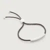 Monica Vinader Linear Engravable Friendship Bracelet In Mink