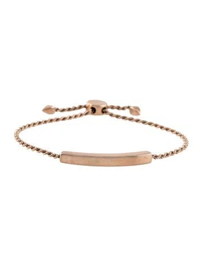 Pre-owned Monica Vinader Linear Friendship Chain Bracelet In Multicolor