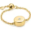 Monica Vinader Linear Solo Diamond Friendship Chain Ring