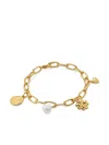 Monica Vinader Lucky Charm Bracelet In Gold