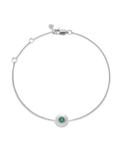 Monica Vinader May Birthstone Bracelet In Metallic